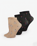 Posy Patch Floral Knit Anklet