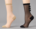 Triple Bow Black Sheer Crew