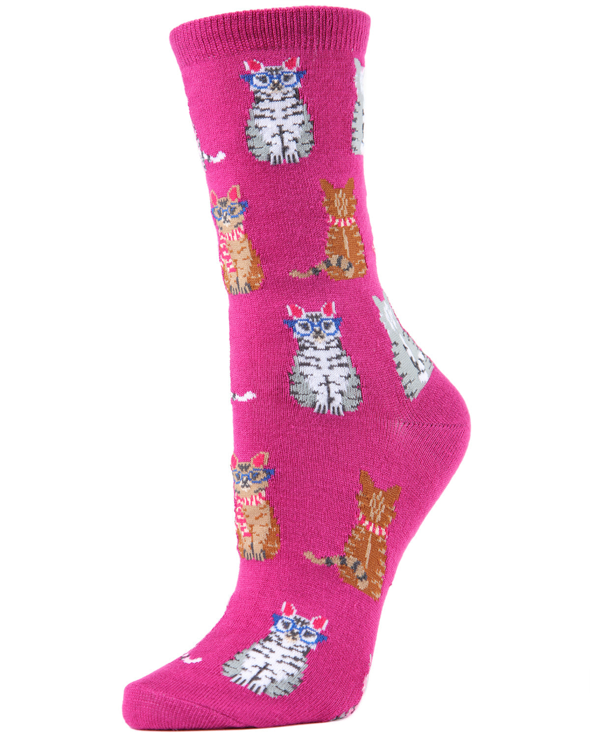 Studious Cats Bamboo Blend Crew Socks
